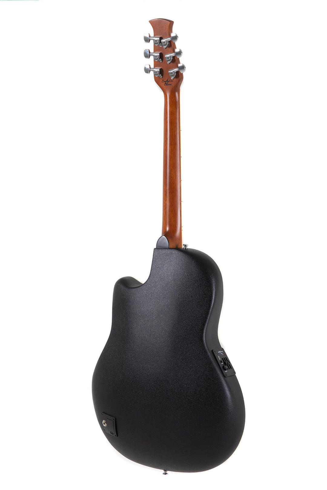 Applause E-akustisk Gitarrer AB28 Super Shallow Bowl Cutaway - svart satin (AB28-5S)