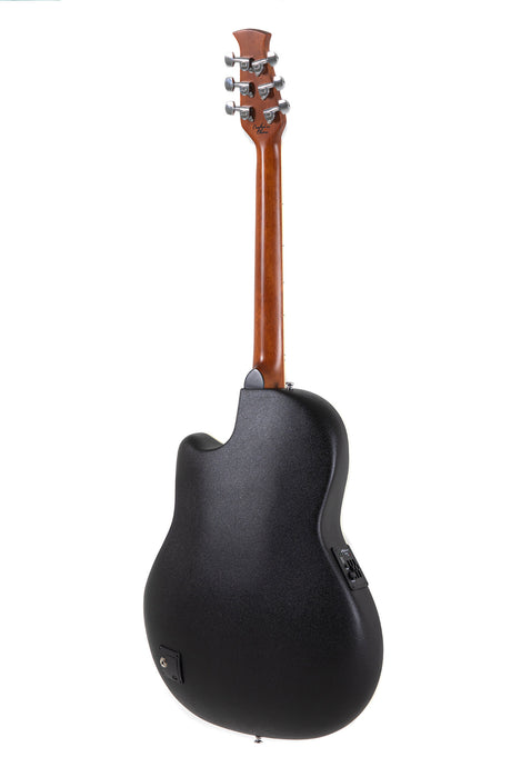 Applause E-akustisk Gitarrer AB28 Super Shallow Bowl Cutaway - svart satin (AB28-5S)