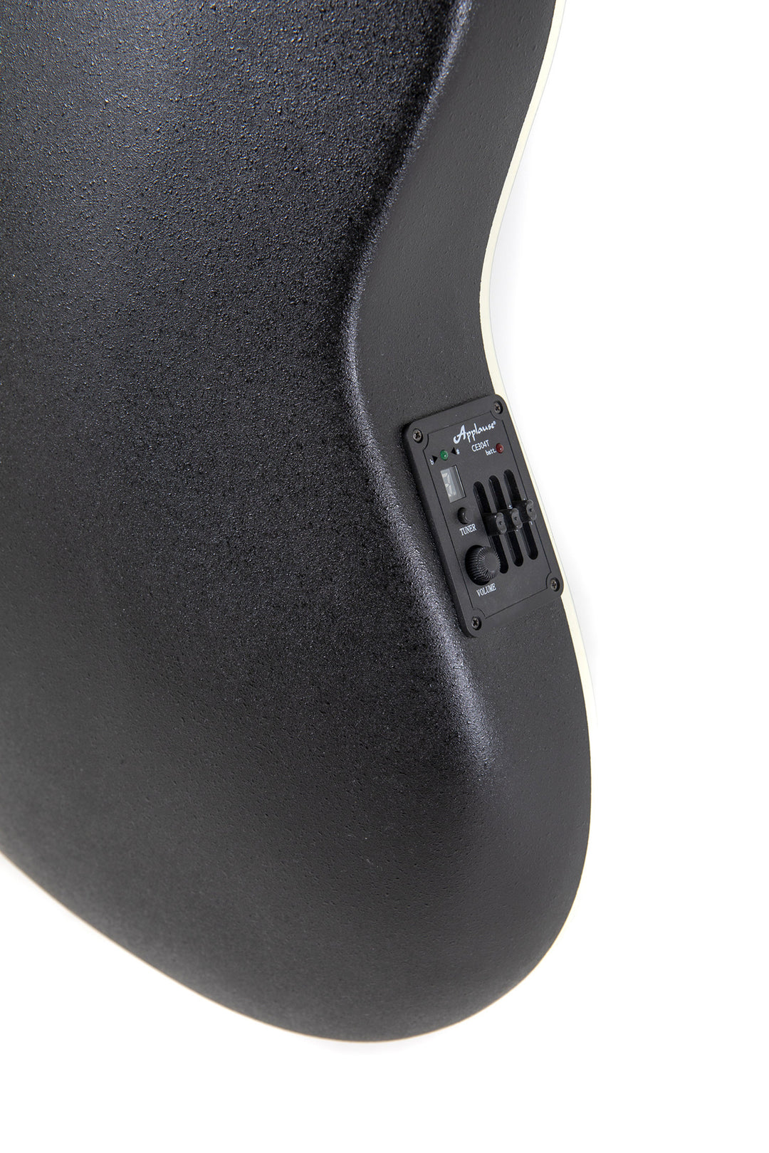 Applause E-akustisk Gitarrer AB28 Super Shallow Bowl Cutaway - svart satin (AB28-5S)