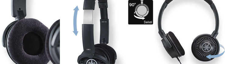 Yamaha HPH-150B Studio hörlurar (svarta)
