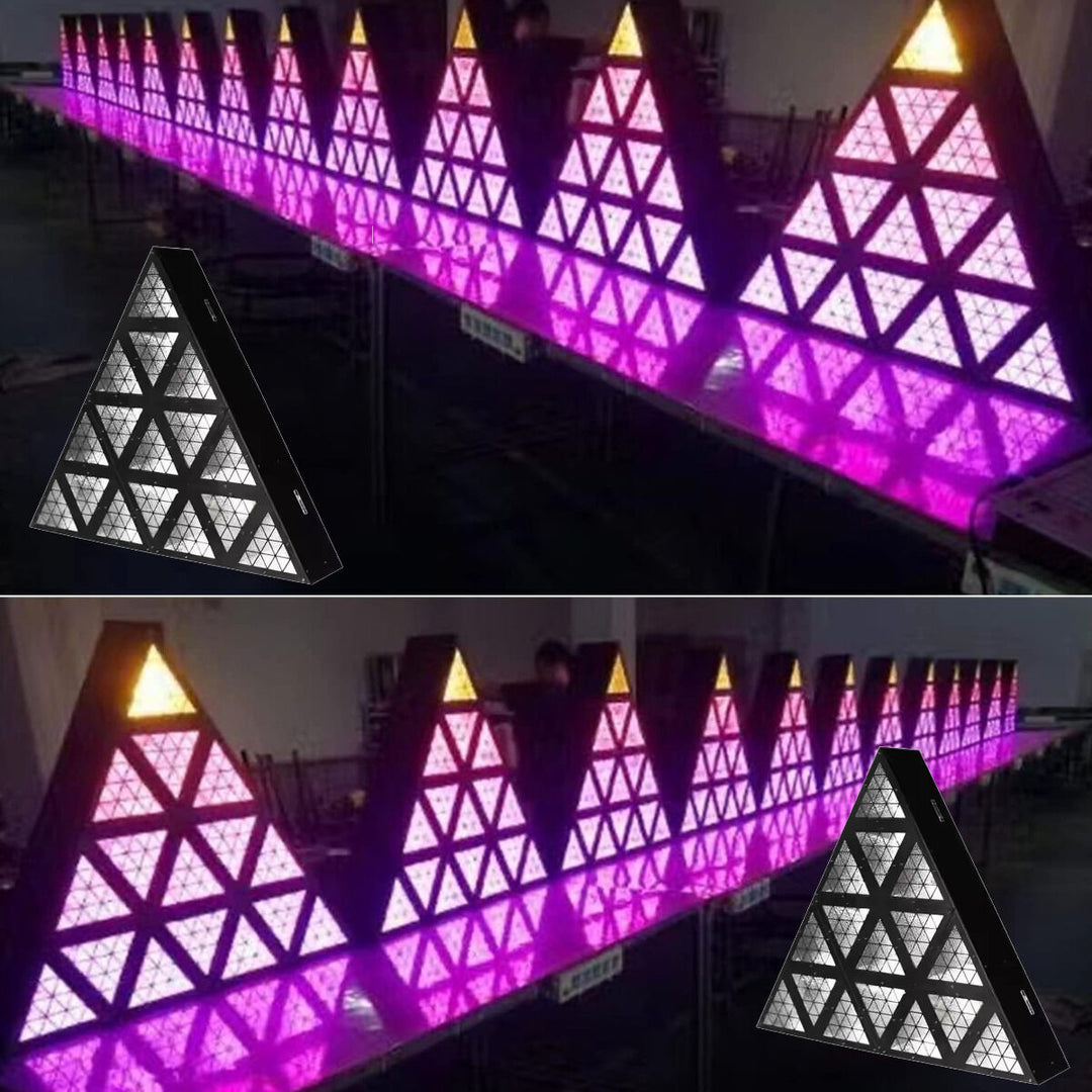 LIGHT4ME TRIANGIS LED ljuseffekt 64x2W RGBA axel