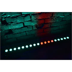 LIGHT4ME PIXEL BAR 18 RGBW IR LED-bar + fjärrkontroll
