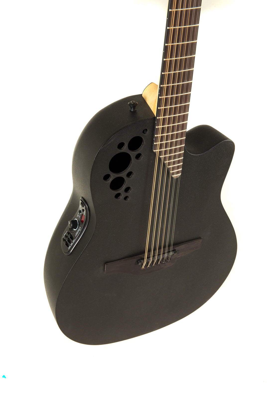 Ovation E-Acoustic Gitarrer Elite TX Deep Contour Cutaway 12-strängad - Svart texturerad (2058TX-5-G)