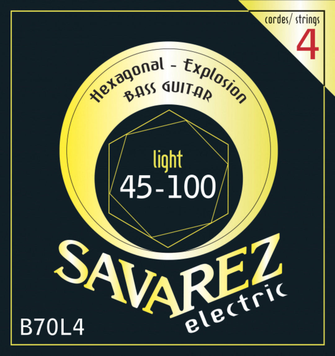 Savarez E-bassträngar Hexagonal Explosion - 4-str. medium (B70L4)