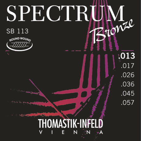 Thomastik-Infeld strängar för akustiska Gitarrer Spectrum Bronze Series - set (SB 113)