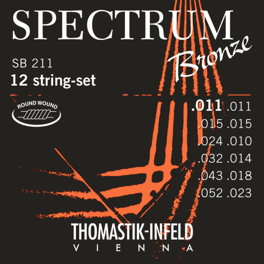 Thomastik-Infeld strängar för akustiska Gitarrer Spectrum Bronze Series - set (SB 211)