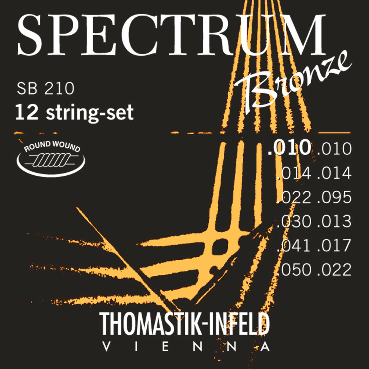 Thomastik-Infeld strängar för akustiska Gitarrer Spectrum Bronze Series - set (SB 210)