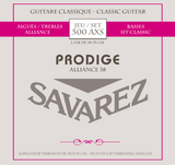 Savarez strängar för klassisk gitarr Prodige 38 barngitarr - 1/8-1/2 Carbon (500 AXS)