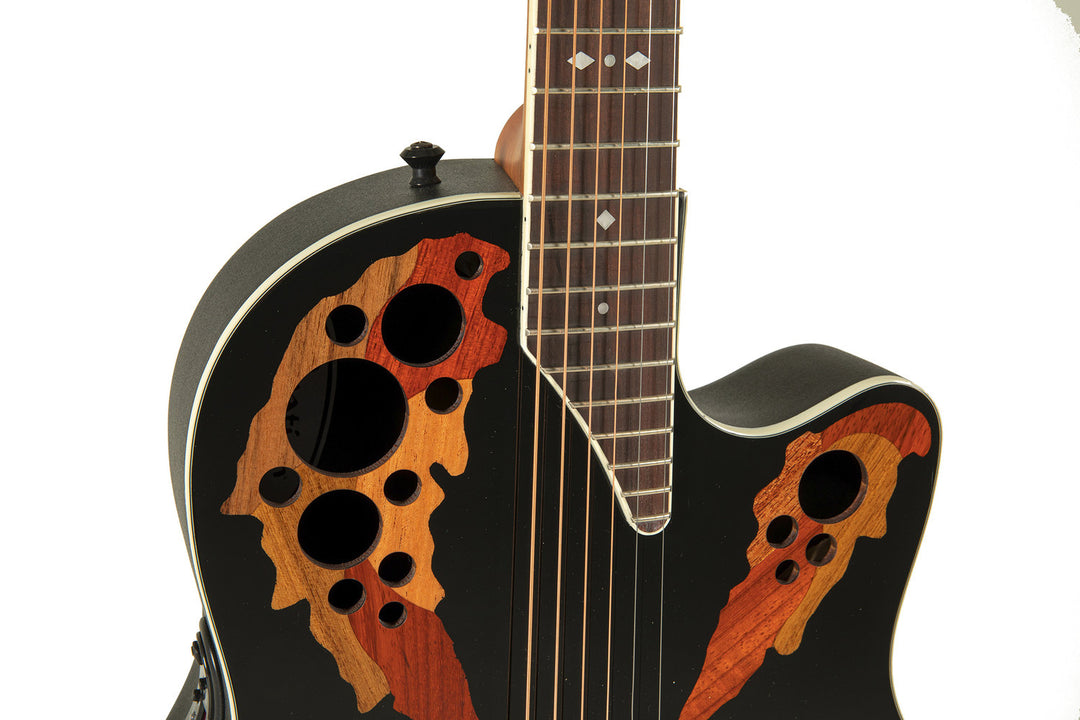Ovation E-Acoustic Gitarrer Standard Elite Deep Contour Cutaway - Svart (2778AX-5-G)