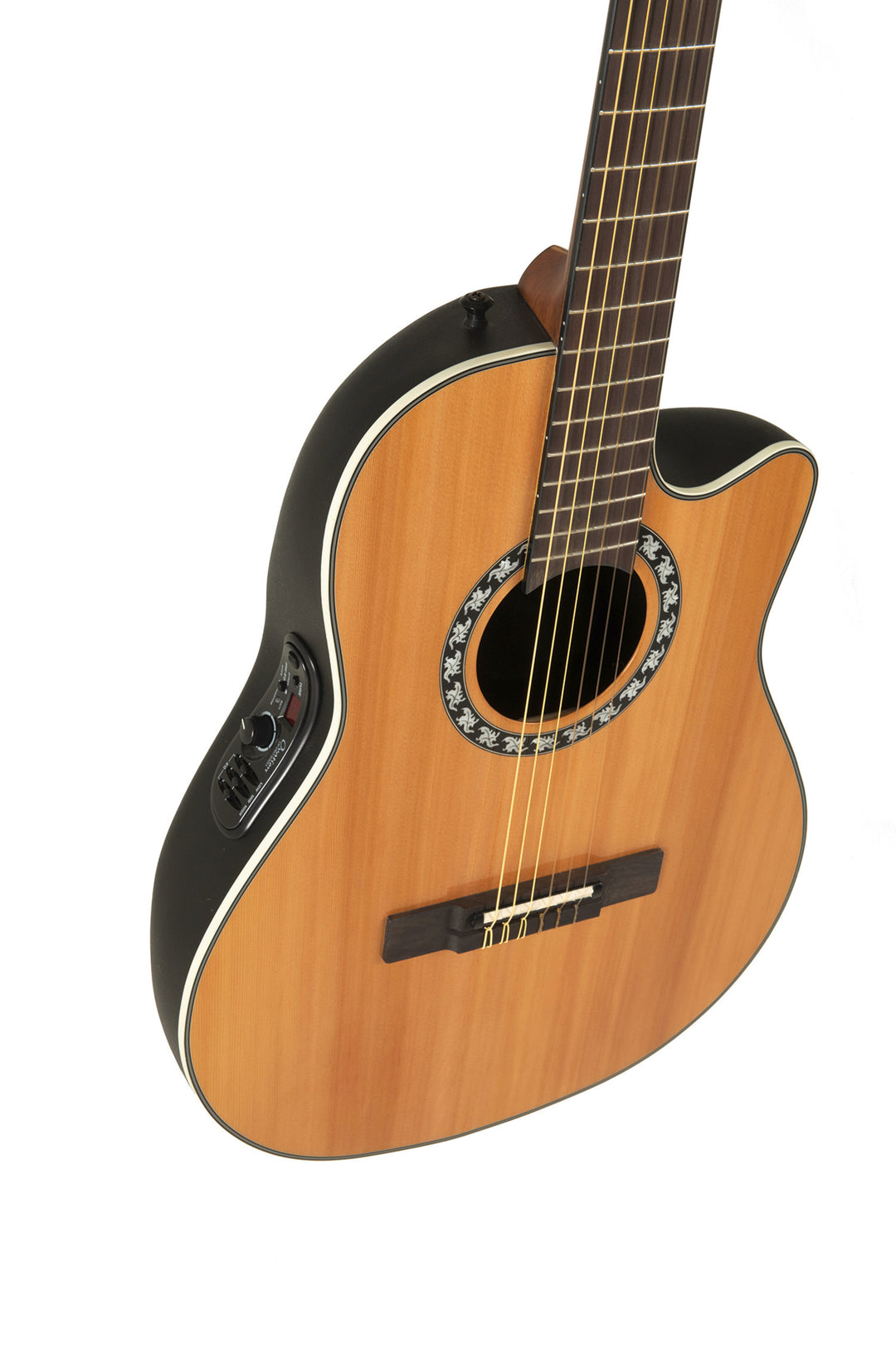 Ovation E-akustisk klassisk gitarr Classic Nylon Legend Mid Cutaway - Natural (1773AX-4-G)