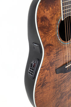 Ovation E-akustisk Gitarrer Celebrity Standard Plus Mid Cutaway - Nutmeg Burled Maple (CS24P-NBM-G)