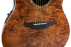 Ovation E-akustisk Gitarrer Celebrity Standard Plus Mid Cutaway - Nutmeg Burled Maple (CS24P-NBM-G)