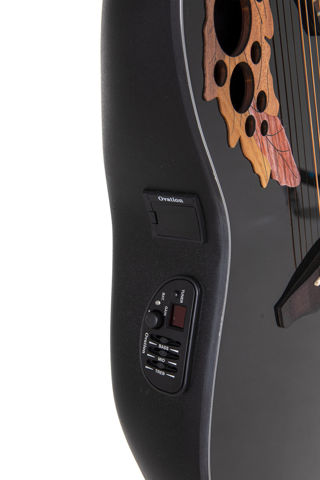 Ovation E-akustisk Gitarrer Celebrity Elite Mid Cutaway - Svart (CE44-5-G)