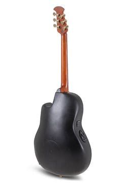 Ovation elakustisk Gitarrer Celebrity Elite Plus Mid Cutaway - Natur spaltad lönn (CE44P-SM-G)