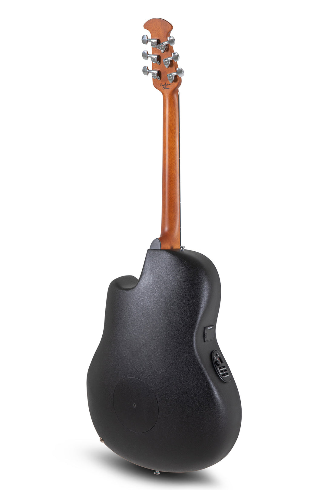 Ovation elakustisk Gitarrer Celebrity Elite Plus Mid Cutaway - Blå transparent quiltad (CE44P-8TQ-G)