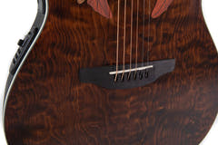 Ovation E-akustisk Gitarrer Celebrity Elite Plus Super Shallow - Dark Tiger Eye (CE48P-TGE-G)