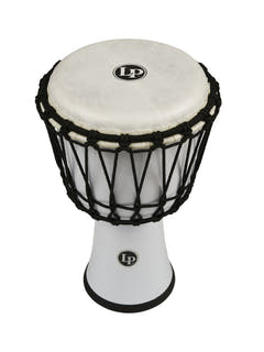 Latin Percussion Djembe World 7-inch repstämd Circle - Vit (LP1607WH)