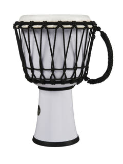 Latin Percussion Djembe World 7-inch repstämd Circle - Vit (LP1607WH)