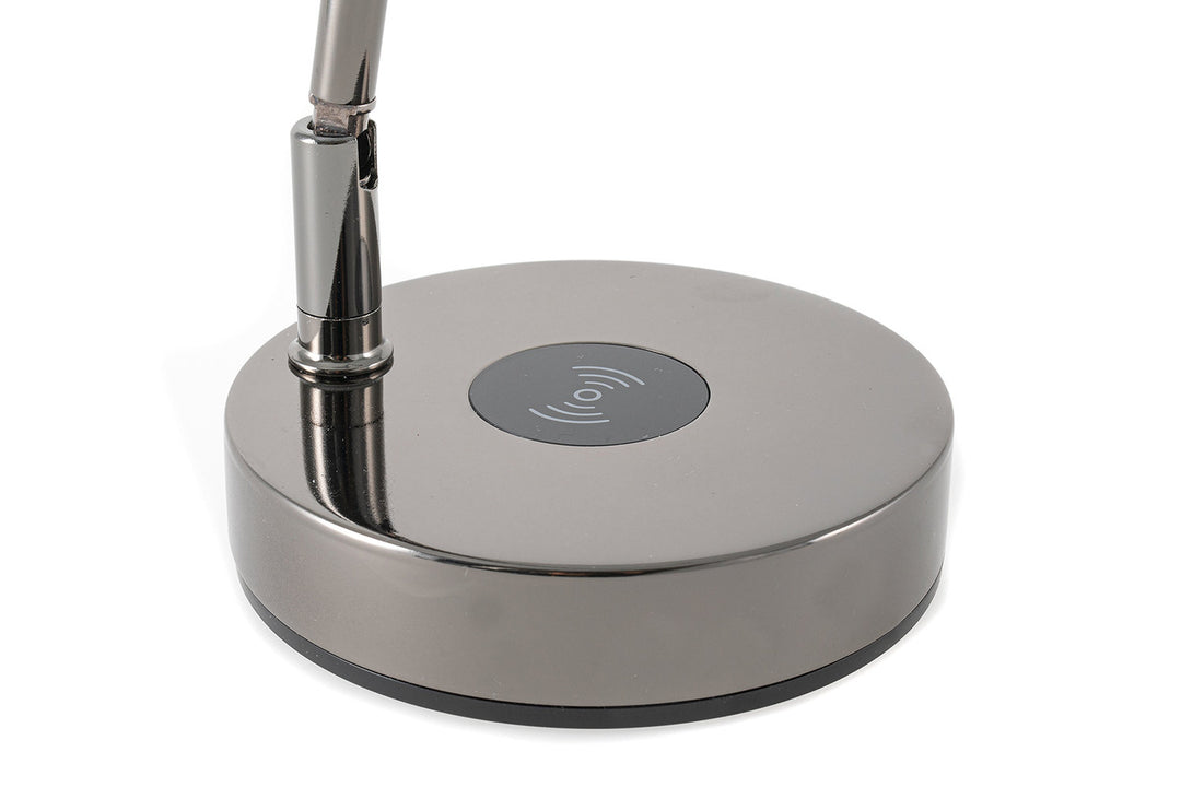 GEWA pianolampa PL-78 - svart krom, blank