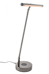 GEWA pianolampa PL-78 - svart krom, blank