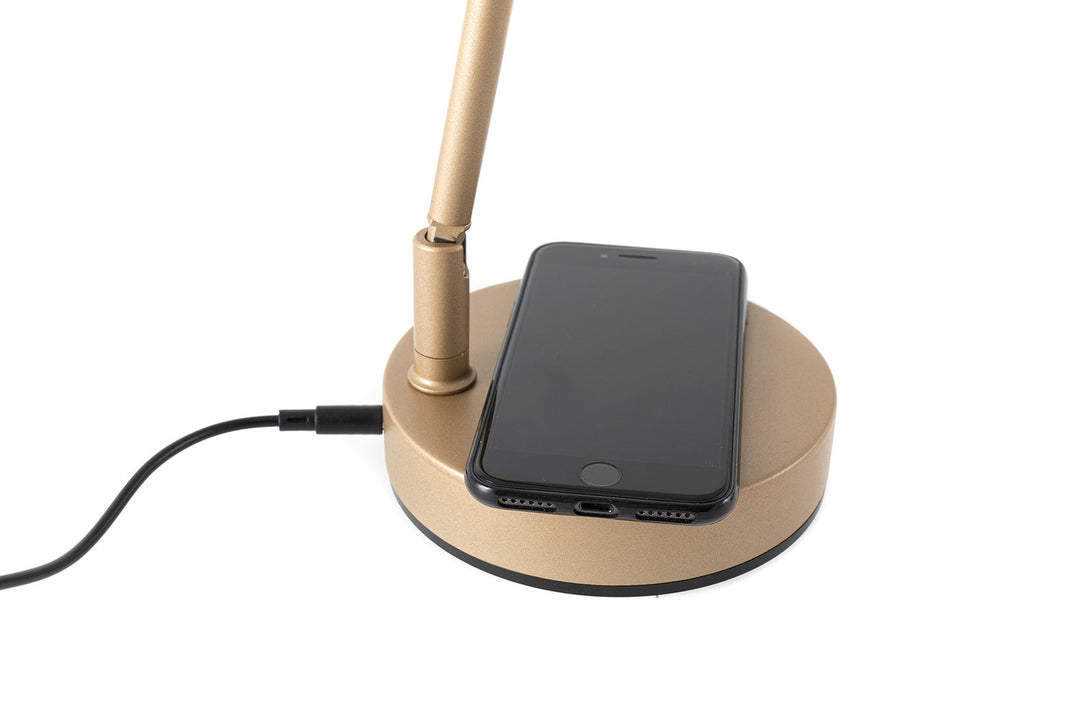 GEWA pianolampa PL-78 - guld matt