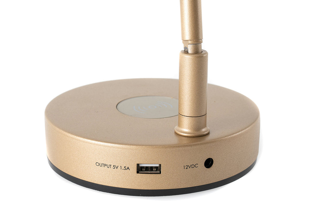 GEWA pianolampa PL-78 - guld matt