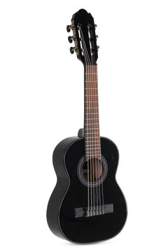 GEWA klassisk gitarr Student svart - 1/4-storlek svart