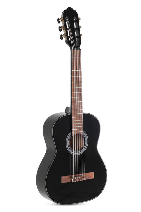 GEWA klassisk gitarr Student svart - 1/2-storlek svart
