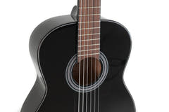 GEWA klassisk gitarr Student svart - 1/2-storlek svart