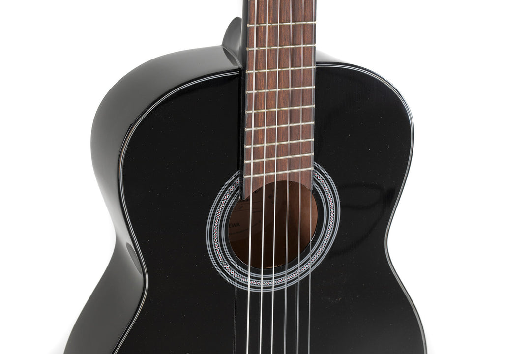GEWA klassisk gitarr Student svart - 1/2-storlek svart