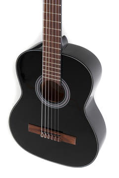 GEWA klassisk gitarr Student svart - 1/2-storlek svart