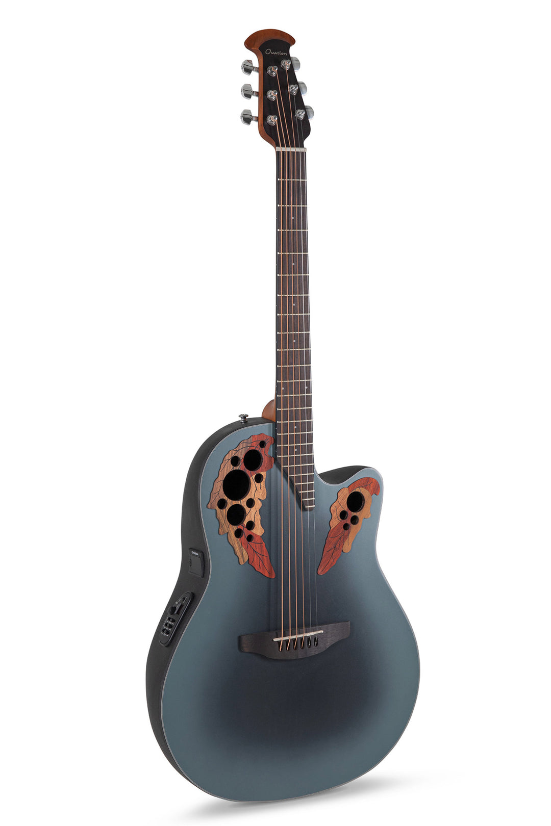 Ovation E-akustisk Gitarrer Celebrity Elite Mid Cutaway - Omvänd blå burst (CE44-RBB-G)