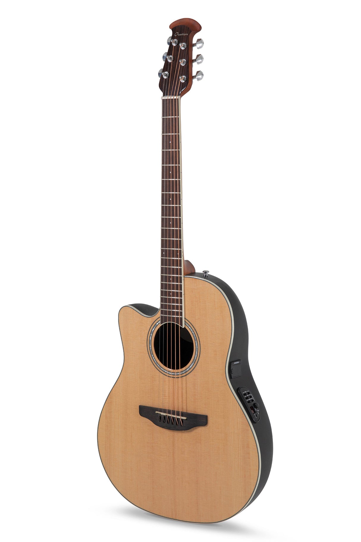 Ovation E-akustisk Gitarrer Celebrity CS Standard Mid Cutaway - Natural (CS24L-4-G)