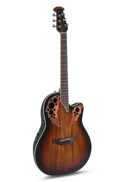 Ovation E-Acoustic Gitarrer Celebrity Elite Plus Super Shallow - Koa Burst (CE48P-KOAB-G)