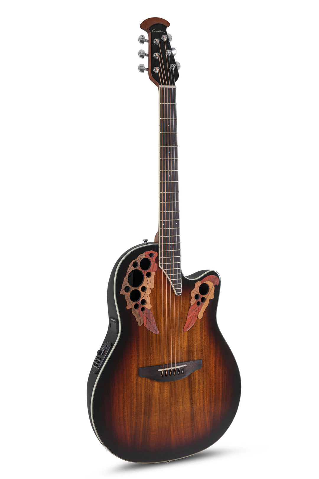 Ovation E-Acoustic Gitarrer Celebrity Elite Plus Super Shallow - Koa Burst (CE48P-KOAB-G)