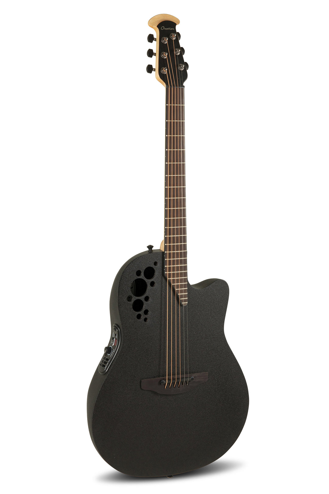 Ovation E-akustisk Gitarrer Elite TX Super Shallow - Svart texturerad (1868TX-5-G)