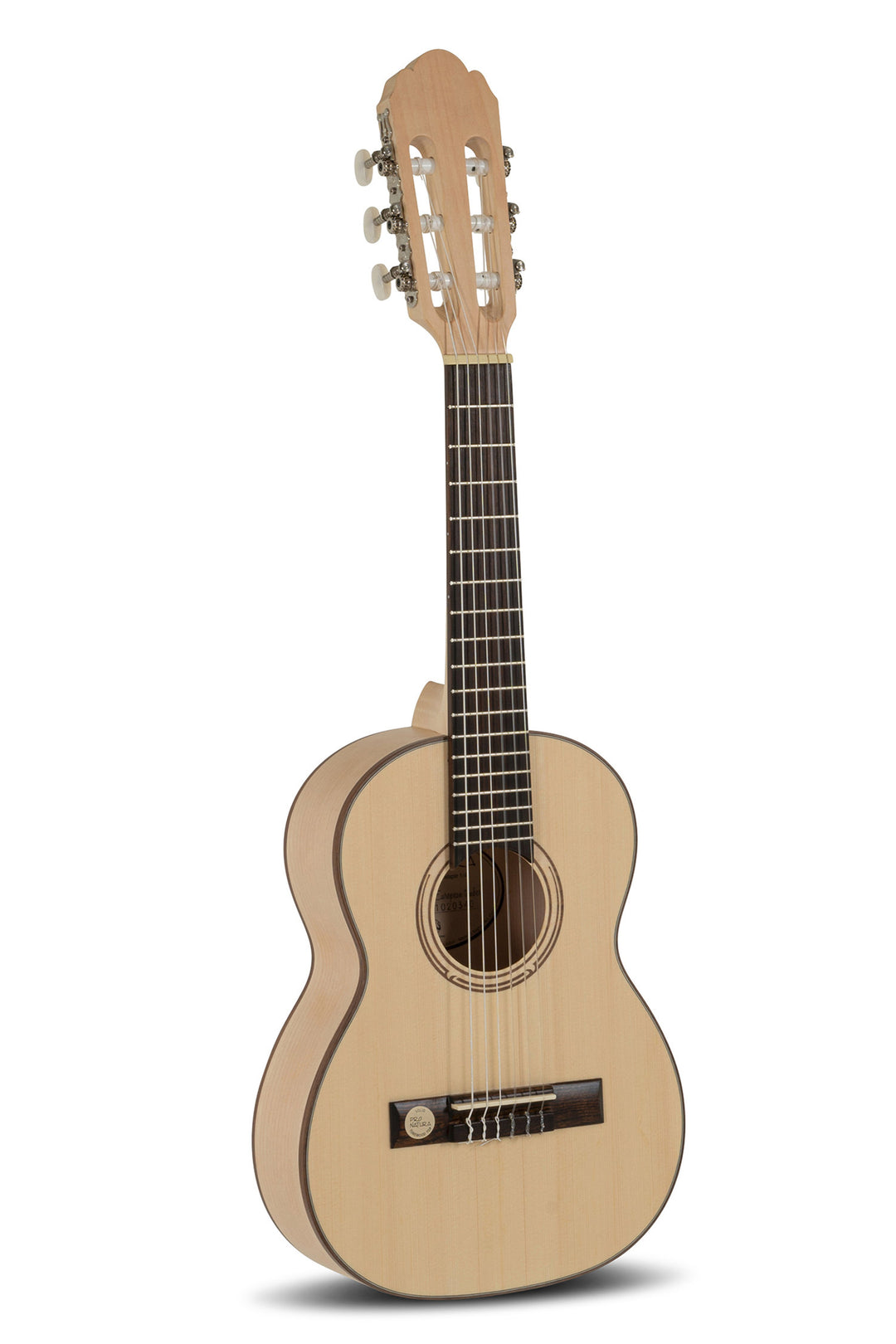 GEWA klassisk gitarr Pro Natura Silver Solid Spruce / Maple - storlek 1/4