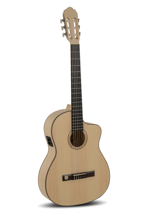 GEWA E-Acoustic klassisk gitarr Pro Natura Silver Samba - E-Acoustic (Cutaway)