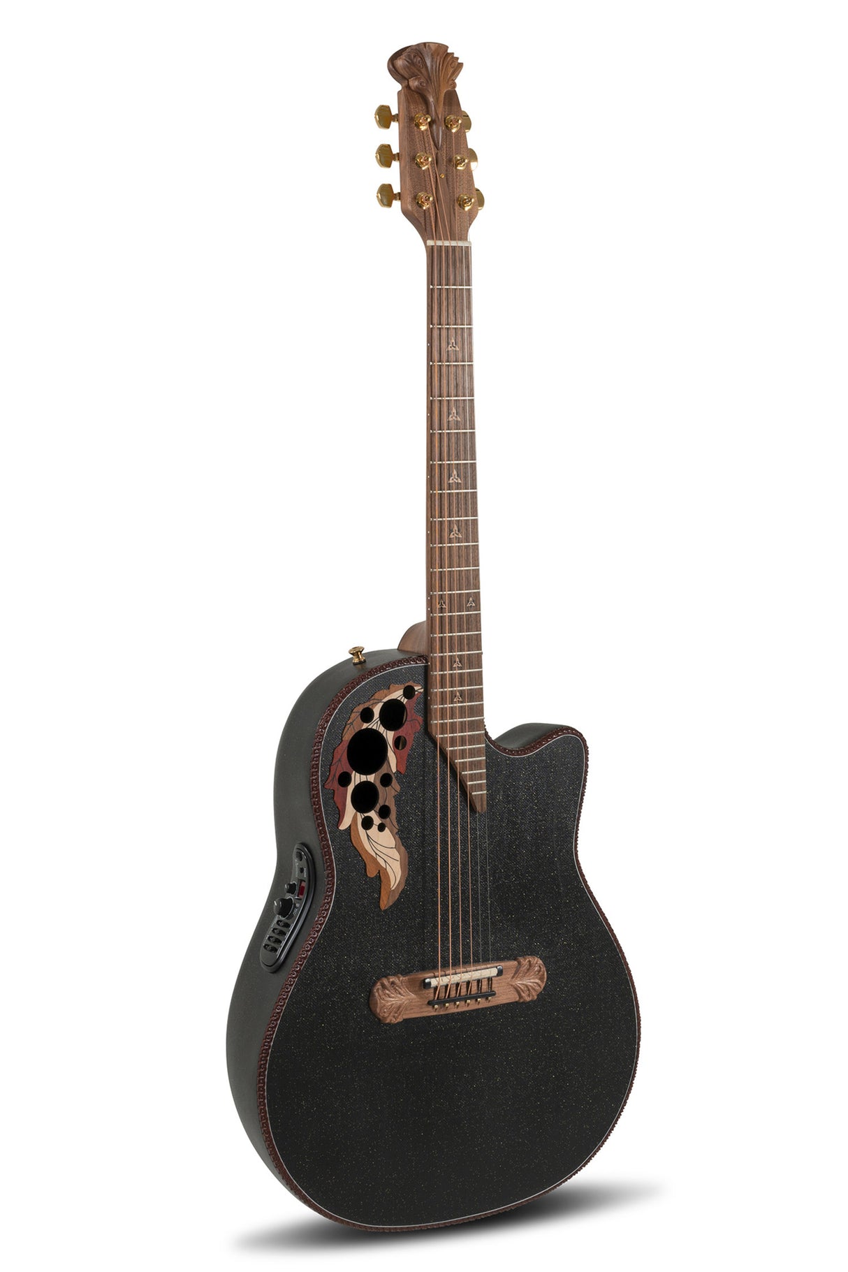 Adamas E-akustiska Gitarrer 2087GT Deep Contour Cutaway - svart (2087GT-5-G)