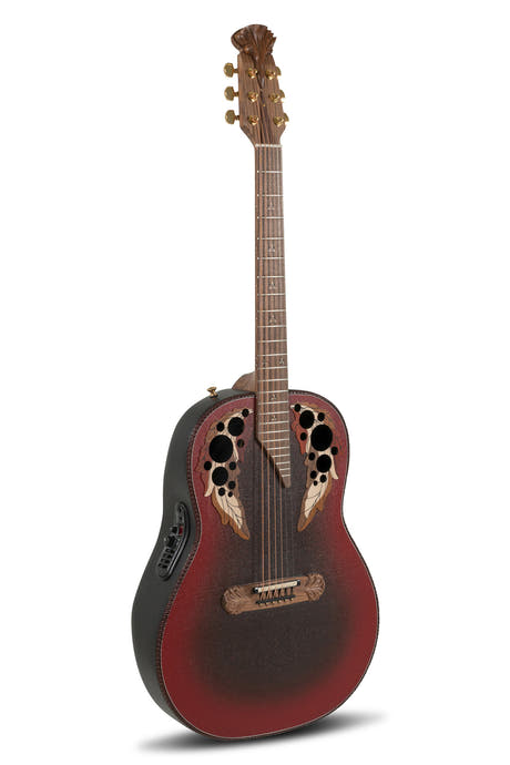 Adamas E-akustiska Gitarrer 1687GT Deep Non-Cutaway - omvänd röd burst (1687GT-2-G)