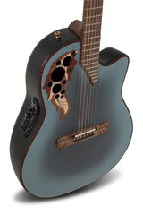 Adamas E-akustiska Gitarrer 2087GT Deep Contour Cutaway - omvänd blå burst (2087GT-8-G)