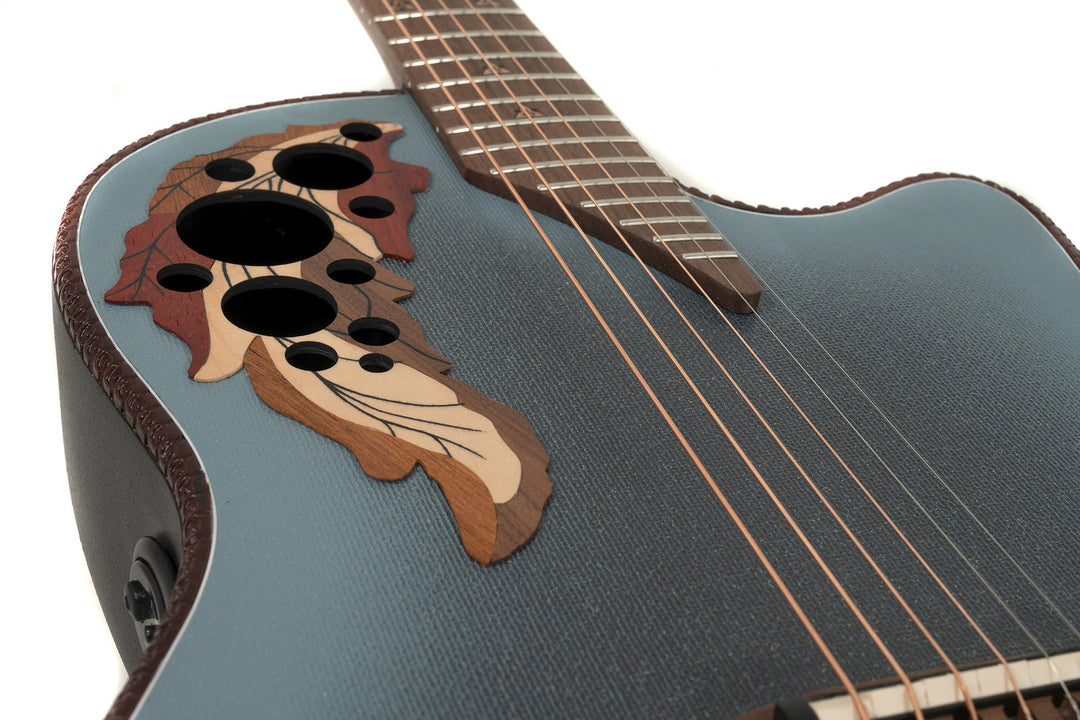 Adamas E-akustiska Gitarrer 2087GT Deep Contour Cutaway - omvänd blå burst (2087GT-8-G)