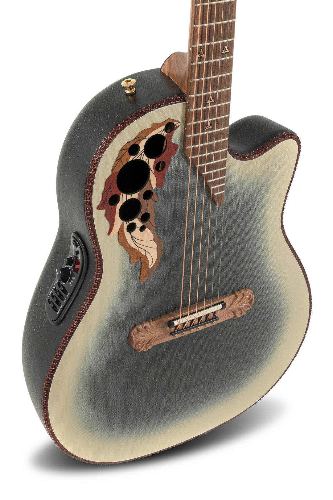 Adamas E-akustiska Gitarrer 2087GT Deep Contour Cutaway - omvänd beige burst (2087GT-7-G)