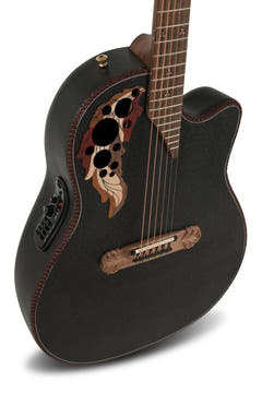 Adamas E-akustiska Gitarrer 2087GT Deep Contour Cutaway - svart (2087GT-5-G)