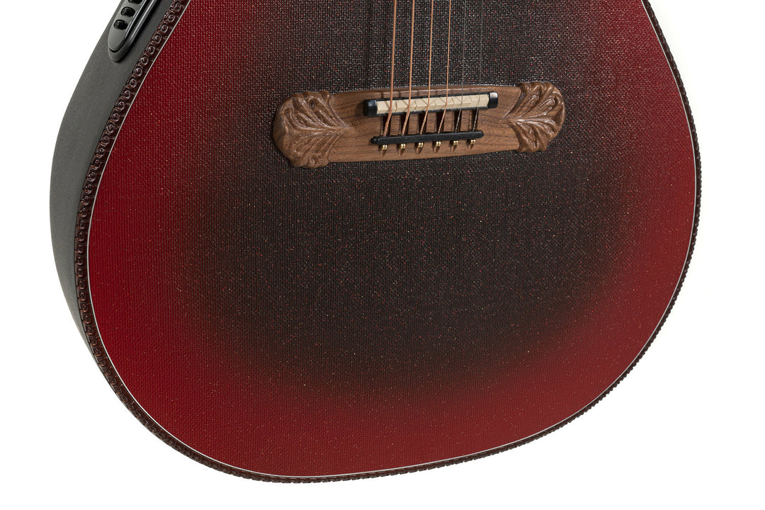 Adamas E-akustiska Gitarrer 1687GT Deep Non-Cutaway - omvänd röd burst (1687GT-2-G)