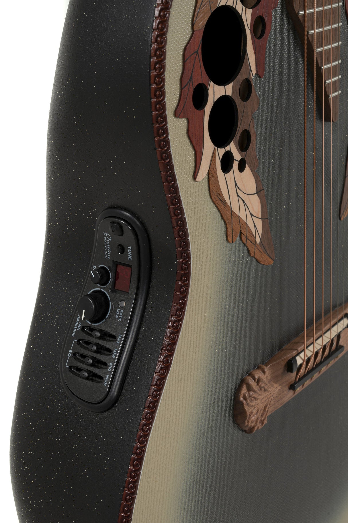Adamas E-akustiska Gitarrer 1687GT Deep Non-Cutaway - omvänd beige burst (1687GT-7-G)