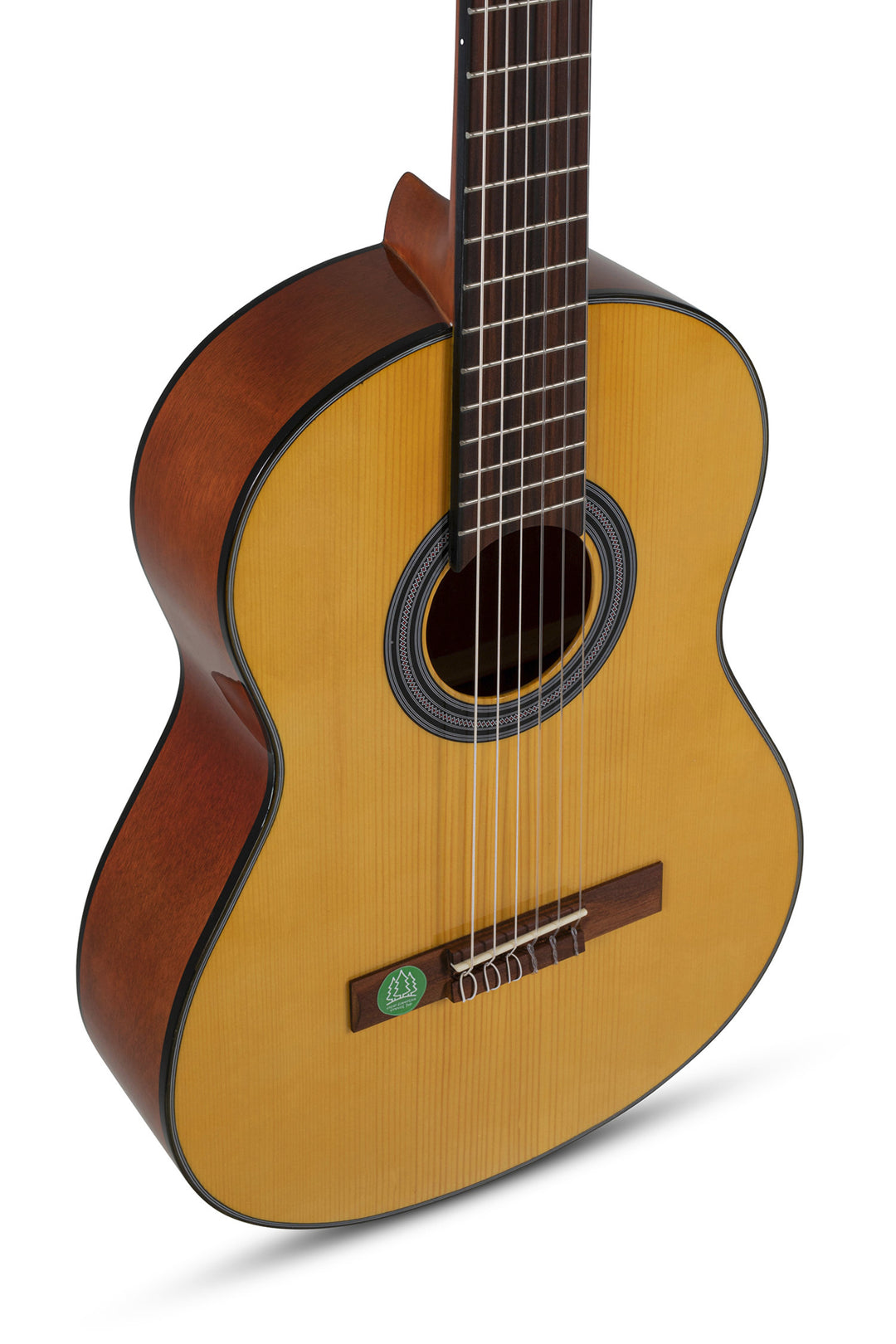 GEWA klassisk gitarr Student massivt lock - 3/4 Natur