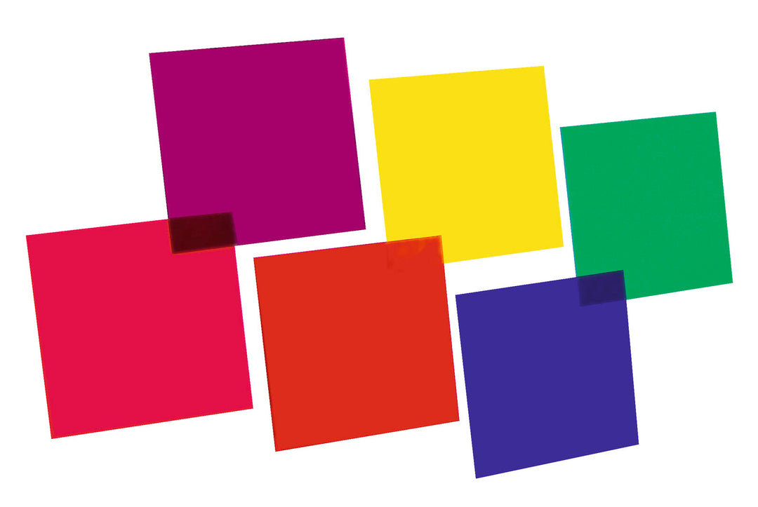 EUROLITE Color Foil Set 24x24cm, sex färger