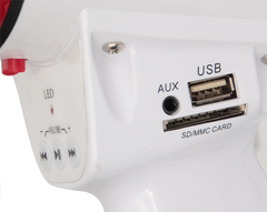 LTC -megafon med USB, SD och AUX-ingång