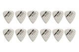 Pick Boy Ceramic Power plektrum 1,00 mm, vita med knoppar, 12 st.